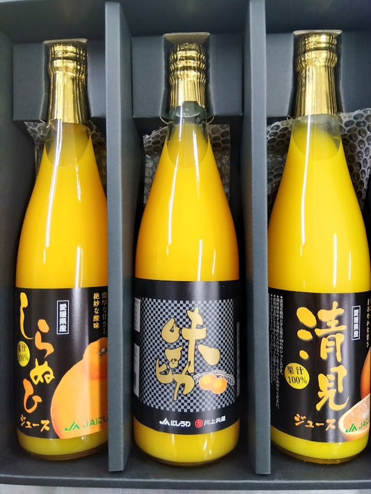 しらぬひ・味ピカ・清見ジュース